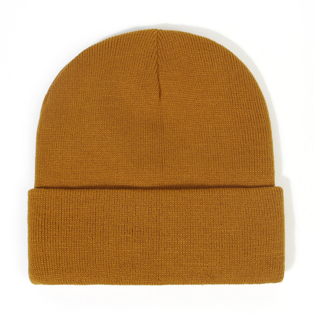 Anna-Kaci Women's Satin Lined Knit Beanie Hat with Folded Cuff for Hair Protection