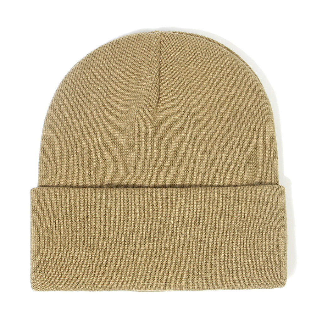 Anna-Kaci Women's Satin Lined Knit Beanie Hat with Folded Cuff for Hair Protection