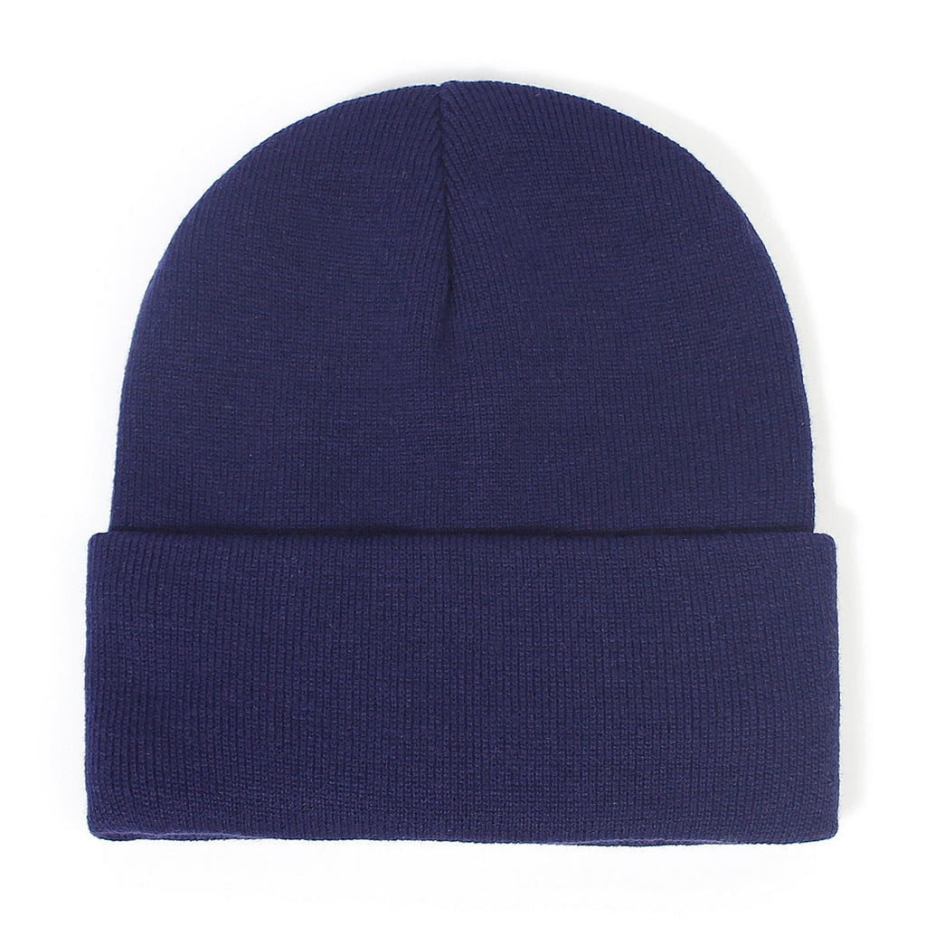 Anna-Kaci Women's Satin Lined Knit Beanie Hat with Folded Cuff for Hair Protection