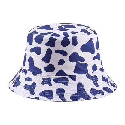 Anna-Kaci Women's Cow Print Bucket Hat - Double - Sided Wear