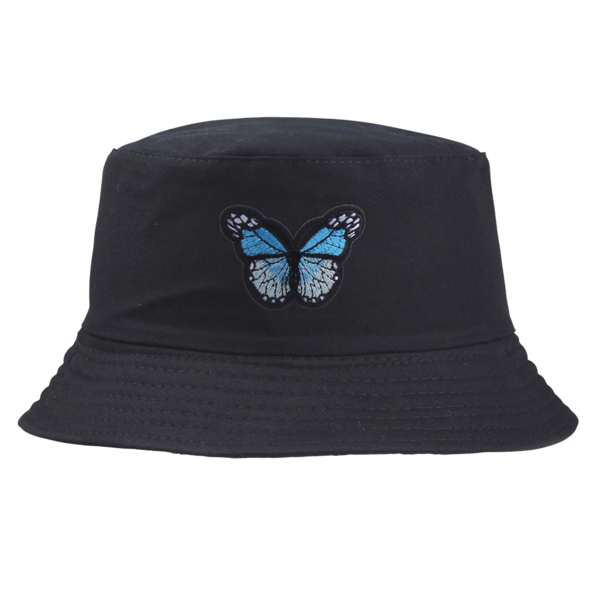 Anna-Kaci Women's Bucket Hat with Butterfly Embroidery