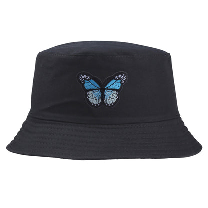 Anna-Kaci Women's Bucket Hat with Butterfly Embroidery
