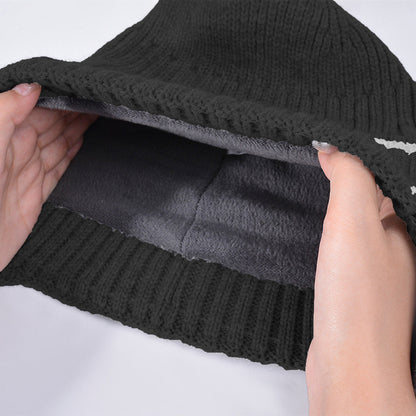 Anna-Kaci Women's Striped Knit Beanie with Ear Flaps - Winter Warm Hat