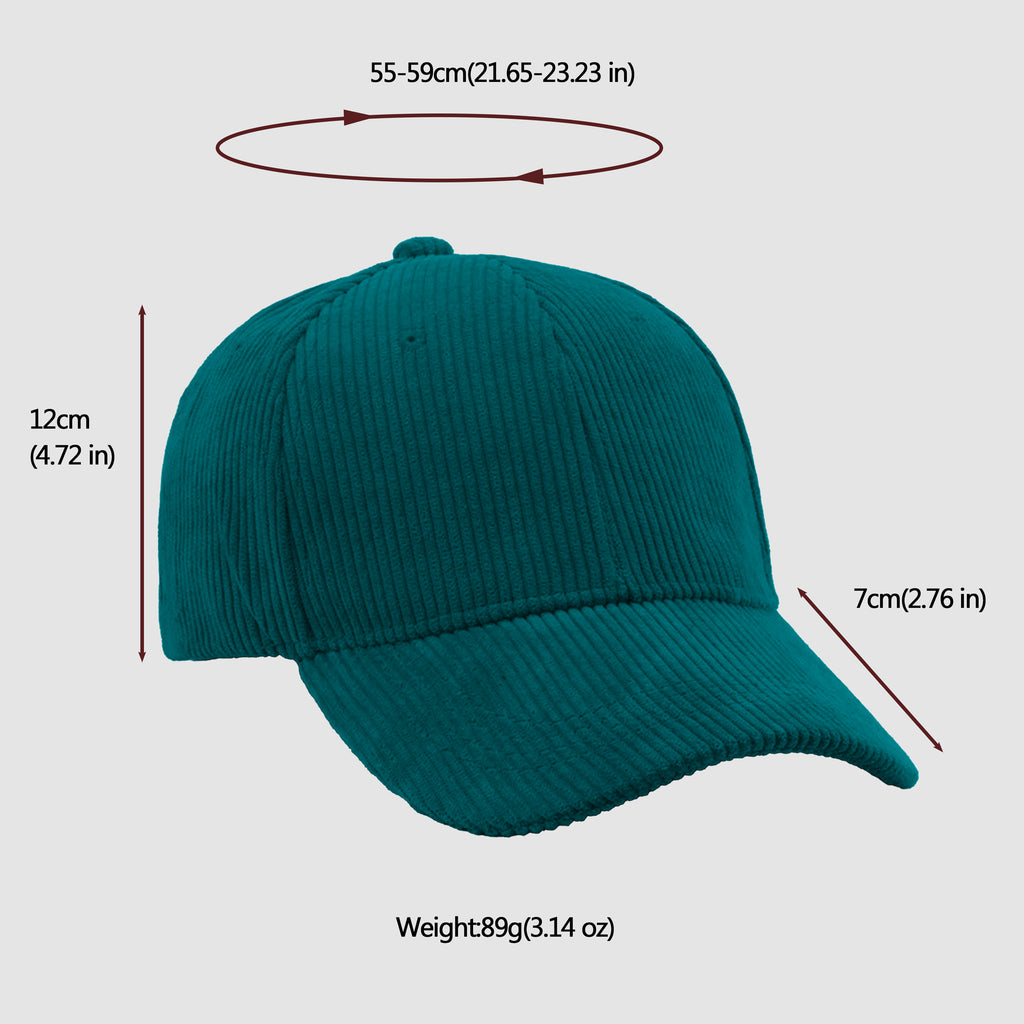 Anna-Kaci Women's Corduroy Baseball Cap - Stylish & Comfortable