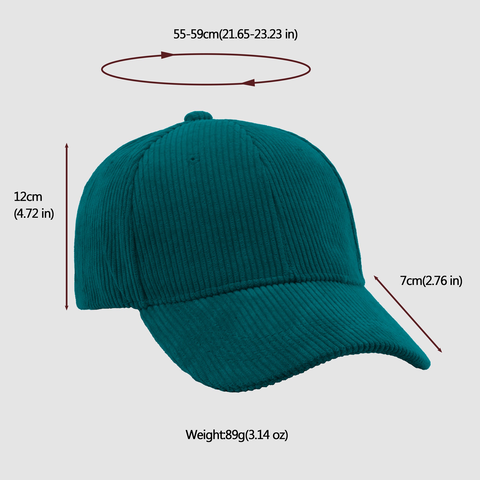 Anna-Kaci Women's Corduroy Baseball Cap - Stylish & Comfortable