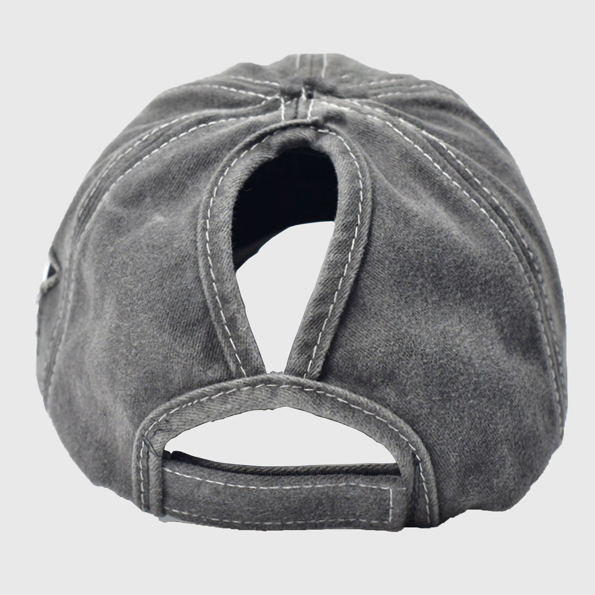 Anna-Kaci Women's Distressed Baseball Cap with Glitter Star Patches