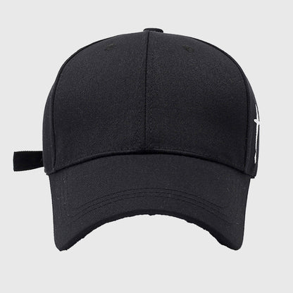 Anna-Kaci Unisex Baseball Cap with Cross Embroidery