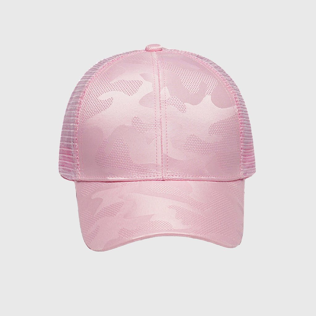 Anna-Kaci Women's Camo Trucker Hat with Mesh Back