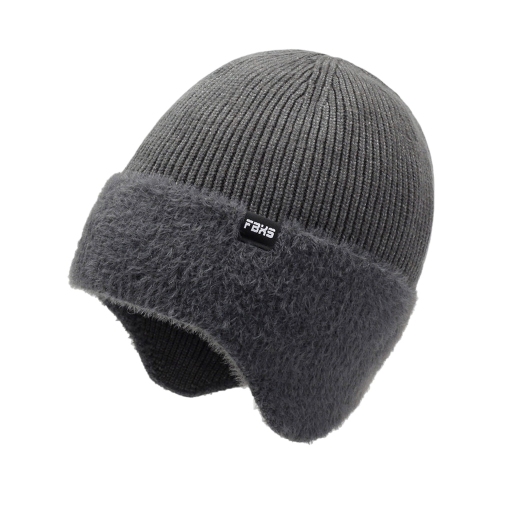 Anna-Kaci Unisex Knit Beanie with Ear Flaps