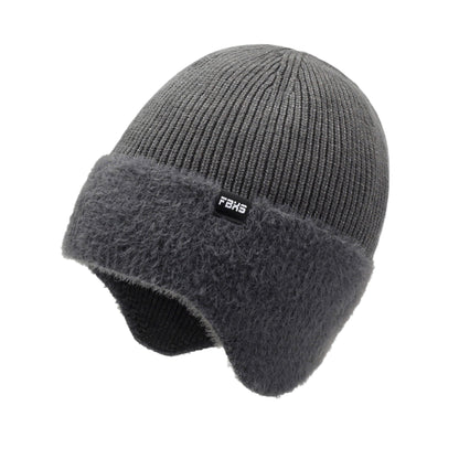 Anna-Kaci Unisex Knit Beanie with Ear Flaps