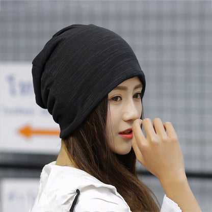 Anna-Kaci Women's Striped Slouchy Beanie - Soft & Stylish