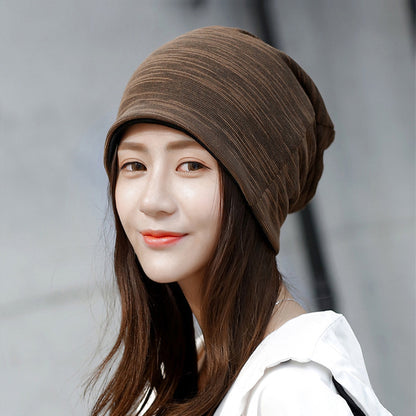 Anna-Kaci Women's Striped Slouchy Beanie - Soft & Stylish