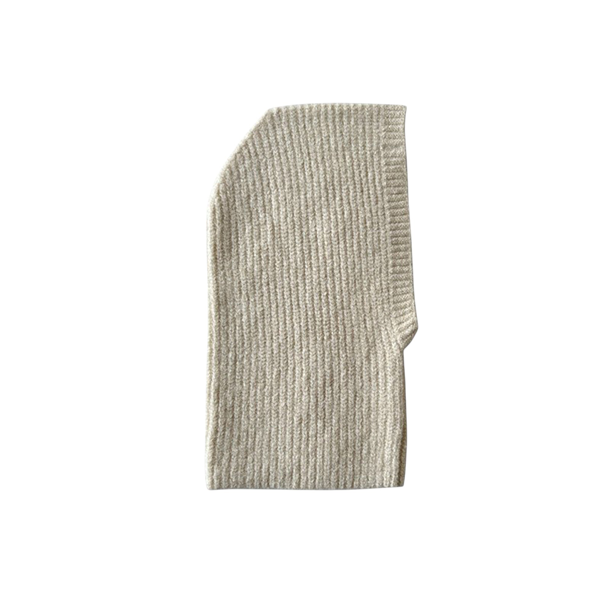 Anna-Kaci Women's Ribbed Knit Balaclava Hood with Soft Cozy Texture