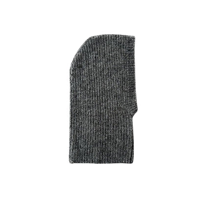 Anna-Kaci Women's Ribbed Knit Balaclava Hood with Soft Cozy Texture