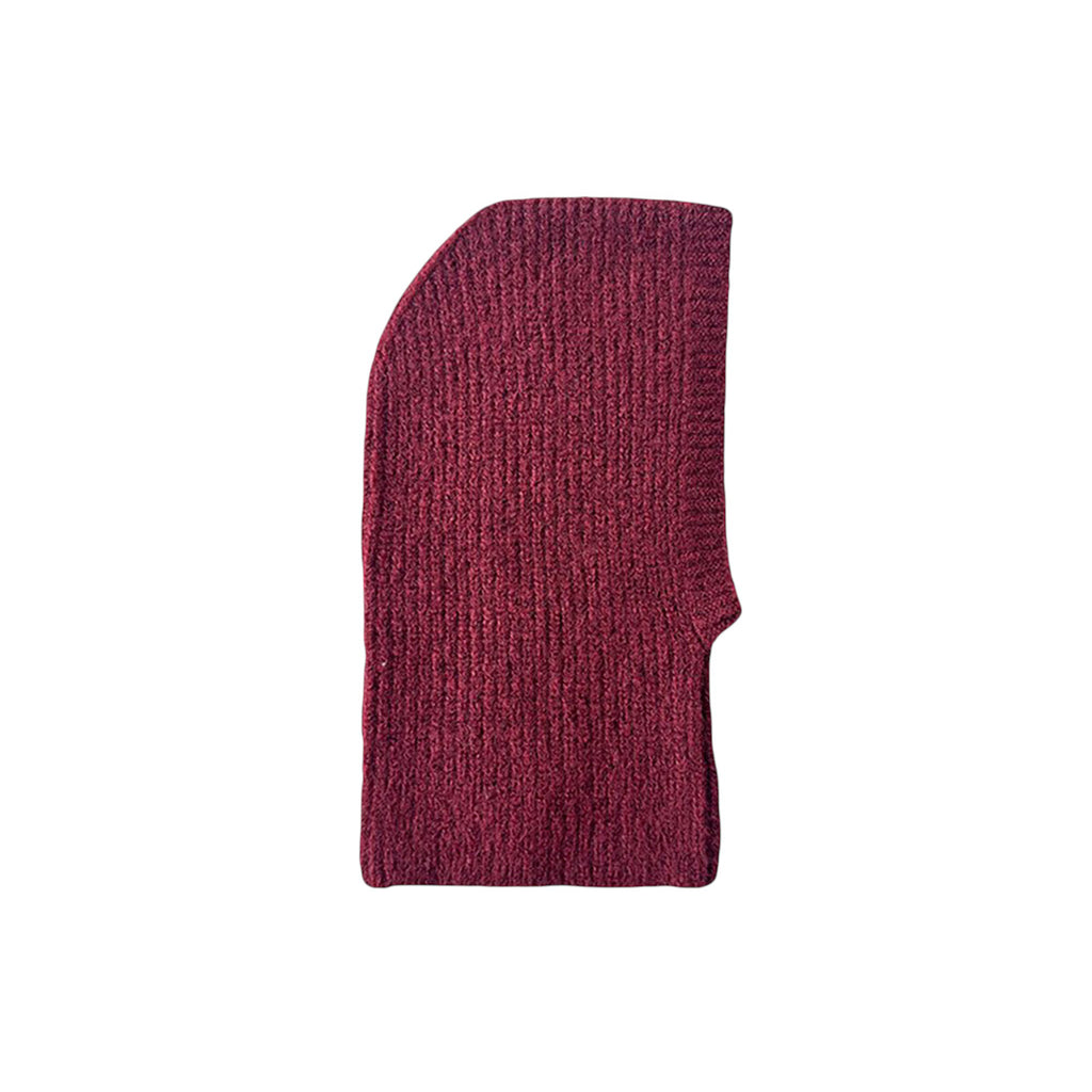 Anna-Kaci Women's Ribbed Knit Balaclava Hood with Soft Cozy Texture