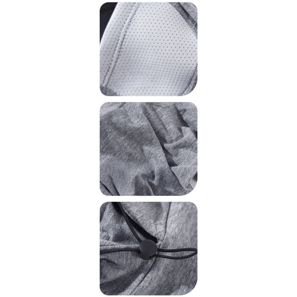 Anna-Kaci Unisex Lightweight Hooded Neck Gaiter with Adjustable Drawstring and Breathable Mesh Face Panel