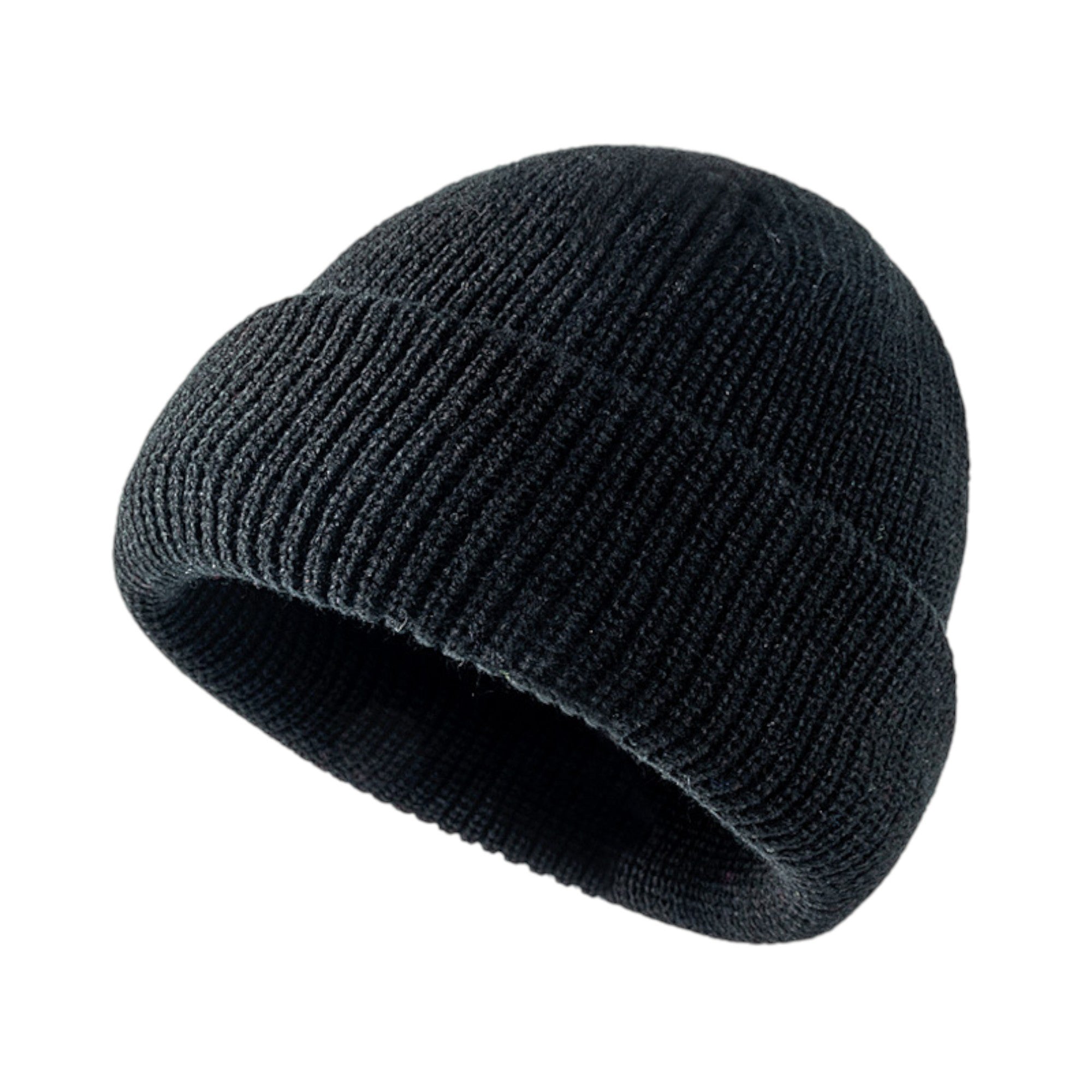 Anna-Kaci Unisex Warm Knit Beanie Soft Stretchy Cuffed Winter Hat Lightweight Solid Color Design