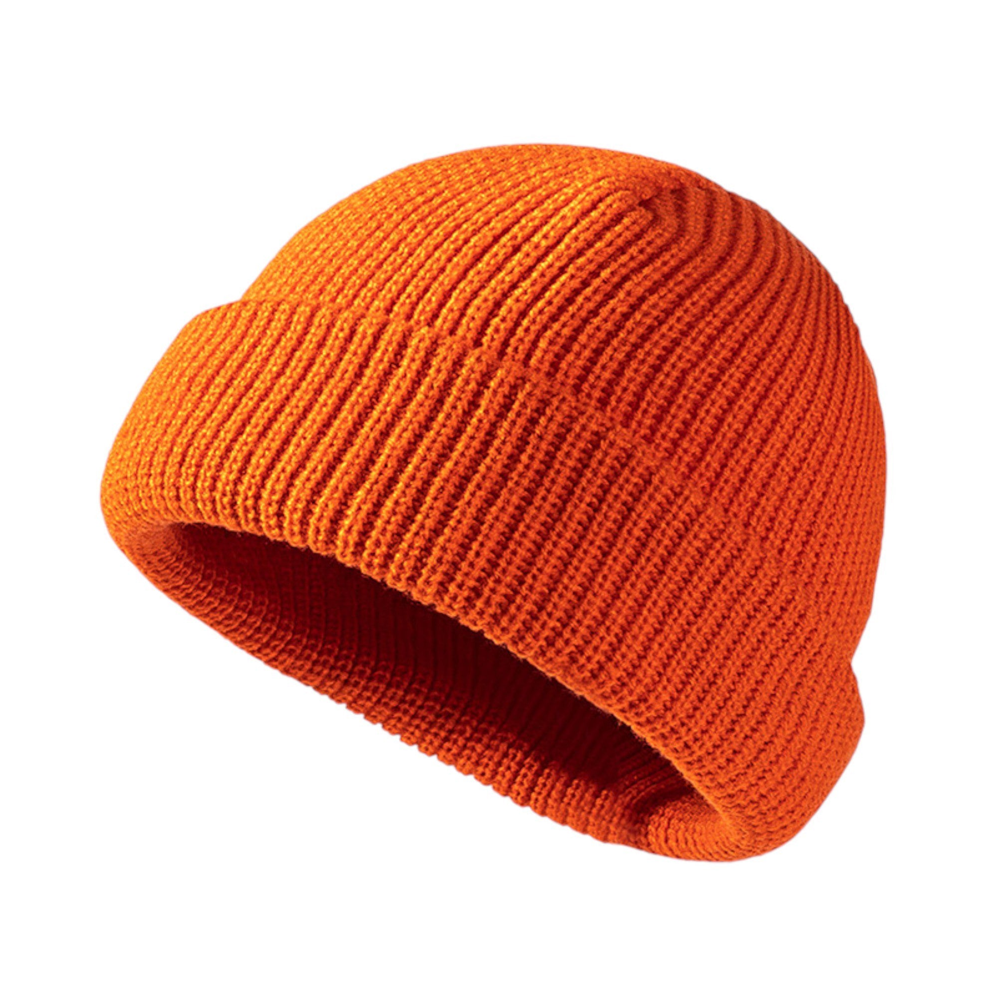 Anna-Kaci Unisex Warm Knit Beanie Soft Stretchy Cuffed Winter Hat Lightweight Solid Color Design