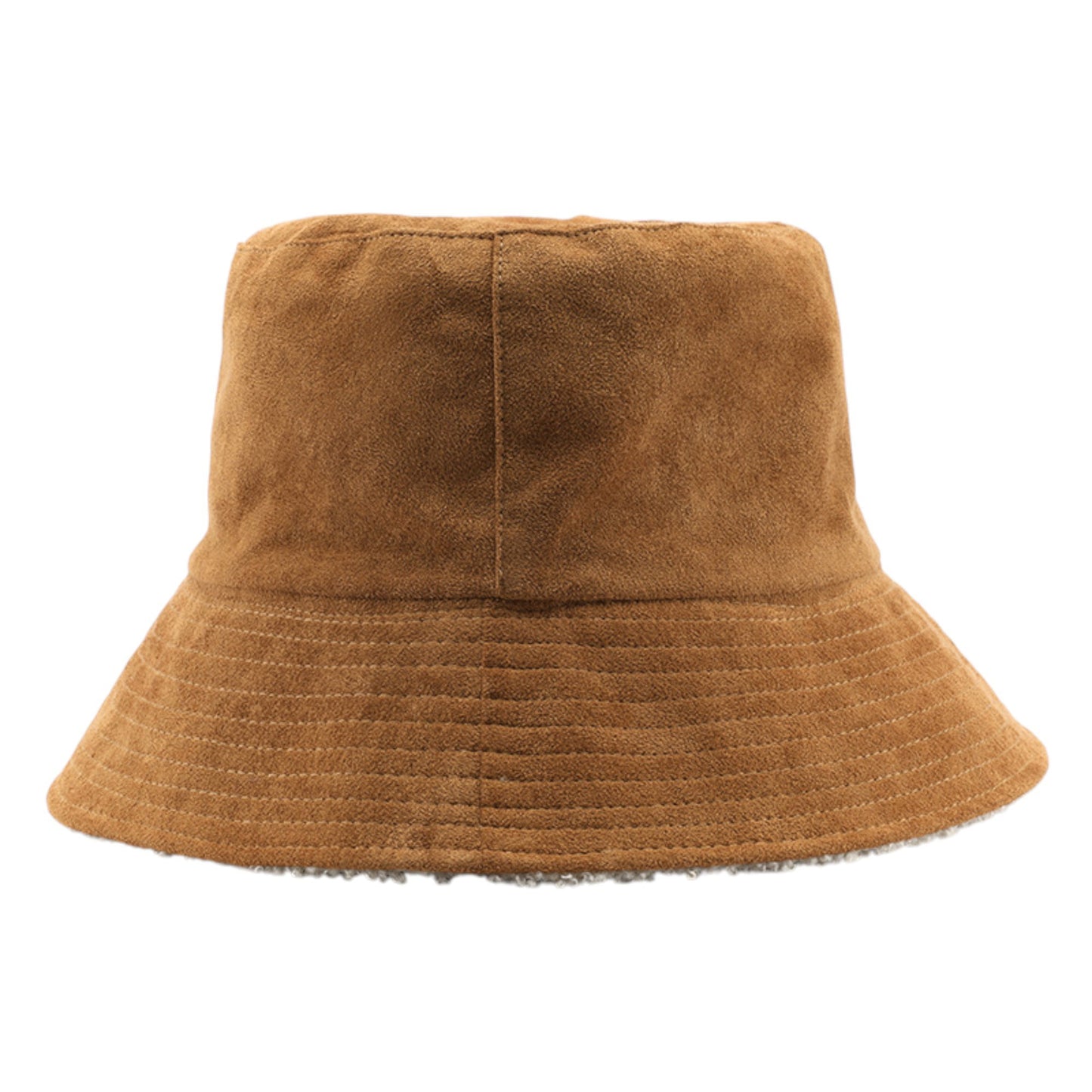 Anna-Kaci Women's Reversible Bucket Hat Warm Suede Winter Cap Soft Double Sided Style