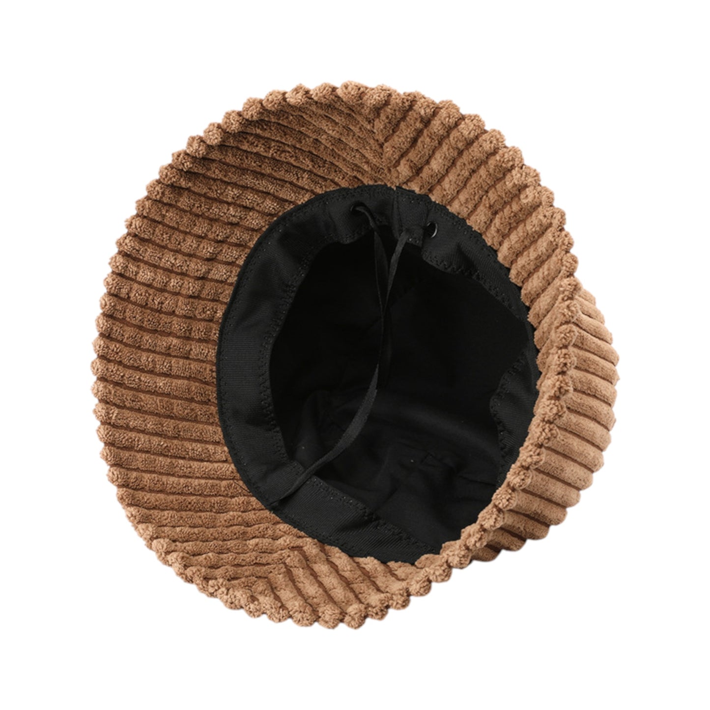 Anna-Kaci Women's Corduroy Bucket Hat Soft Plush Ribbed Texture Warm Winter Hat with Adjustable Fit