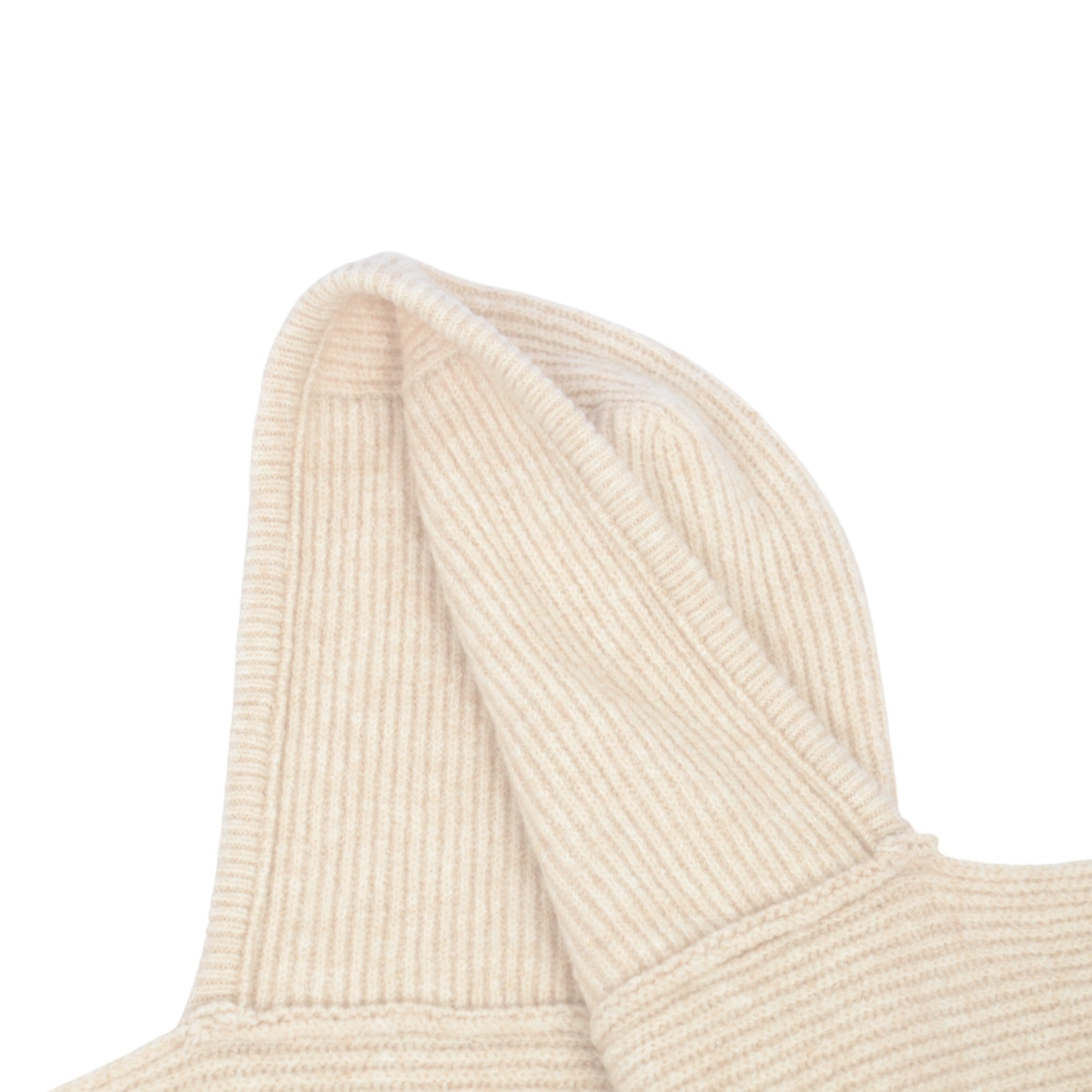 Anna-Kaci Womens Wool Blend Ribbed Knit Hat with Attached Scarf Warm and Convenient