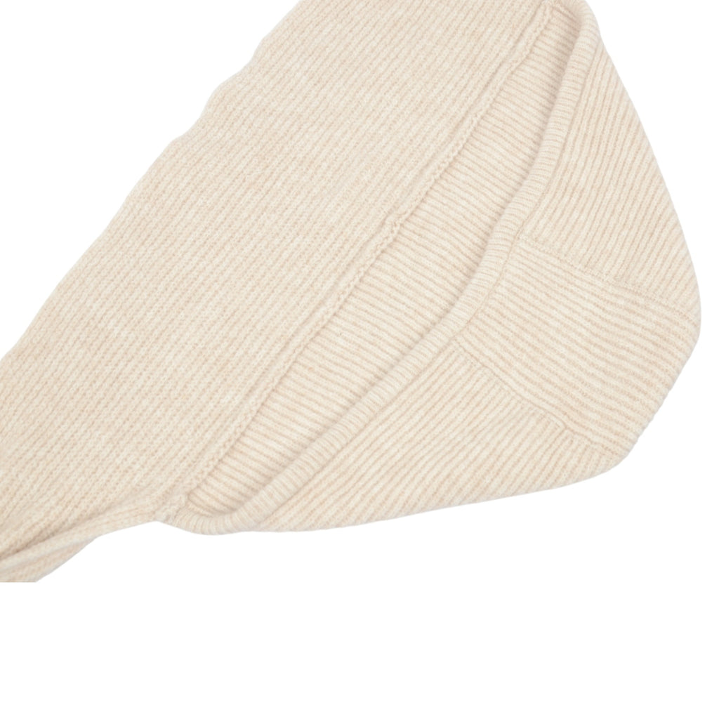 Anna-Kaci Womens Wool Blend Ribbed Knit Hat with Attached Scarf Warm and Convenient