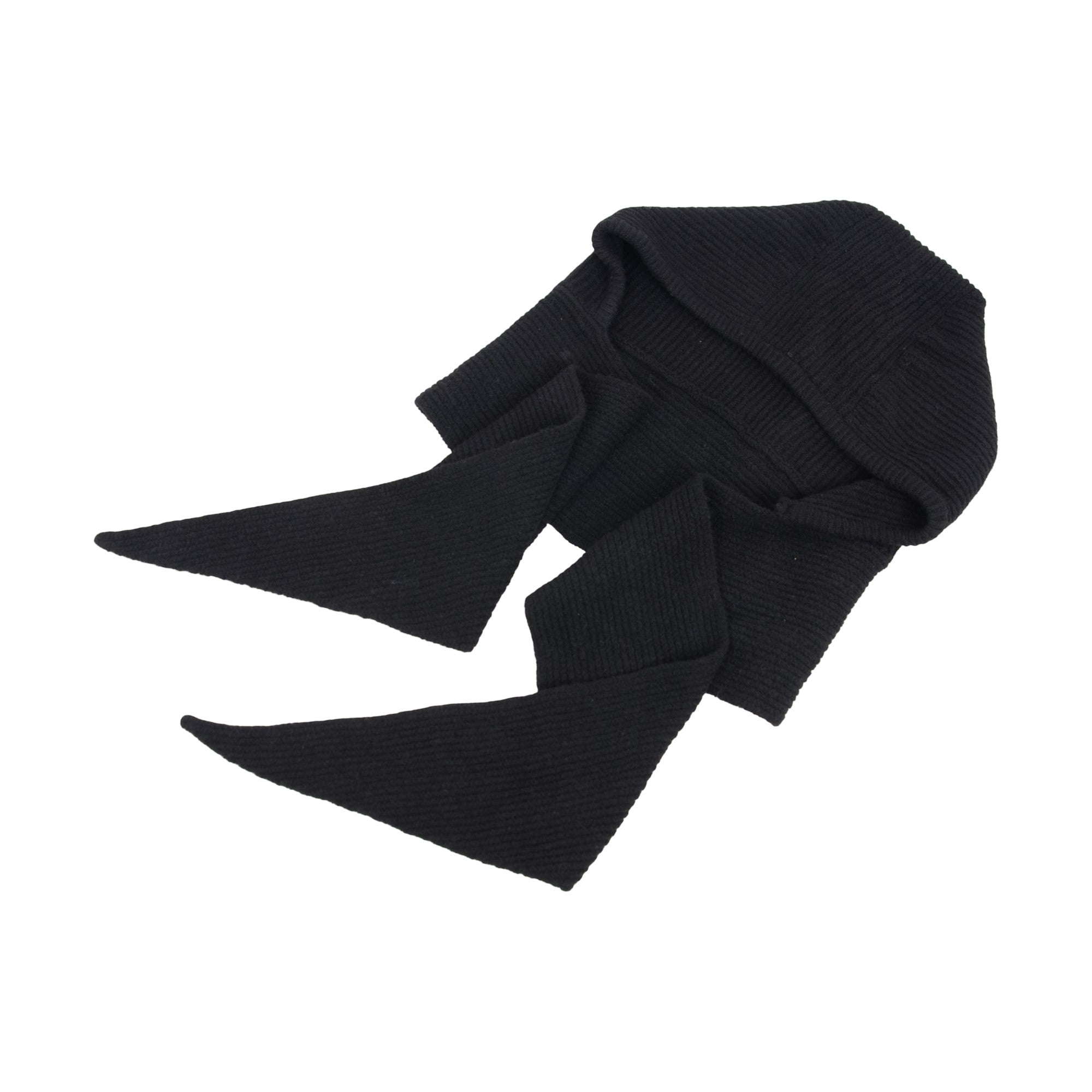 Anna-Kaci Womens Wool Blend Ribbed Knit Hat with Attached Scarf Warm and Convenient