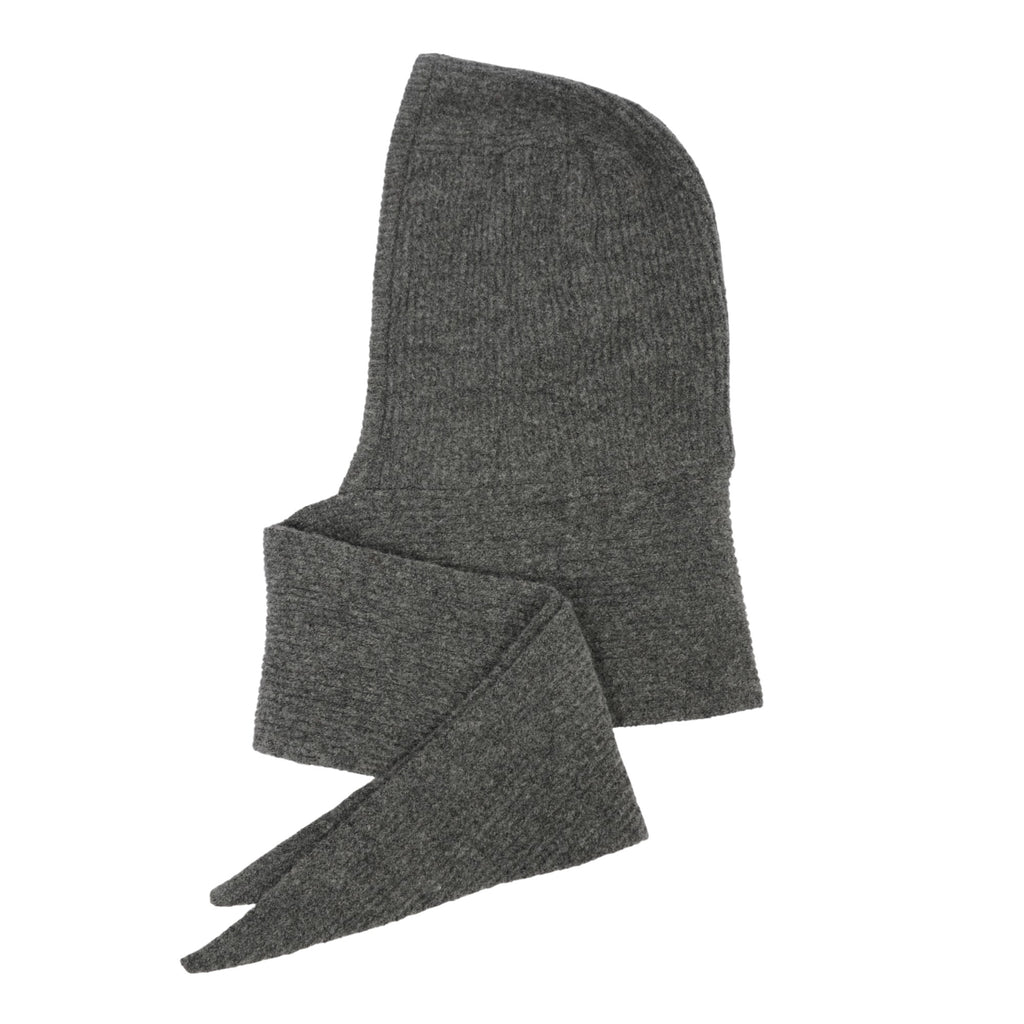 Anna-Kaci Womens Wool Blend Ribbed Knit Hat with Attached Scarf Warm and Convenient