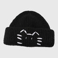 Anna-Kaci Women's Knitted Beanie with Cat Embroidery - Cute & Warm Winter Hat for Cold Weather