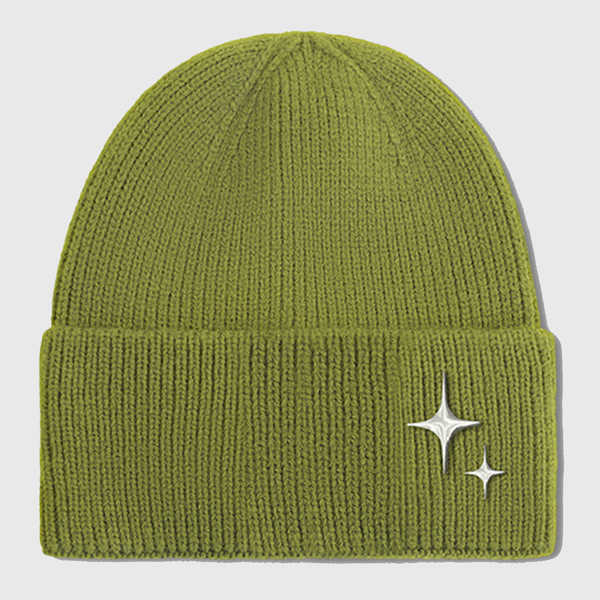 Anna-Kaci Women's Coral Knitted Beanie with Star Embroidery - Stylish & Warm Winter Hat