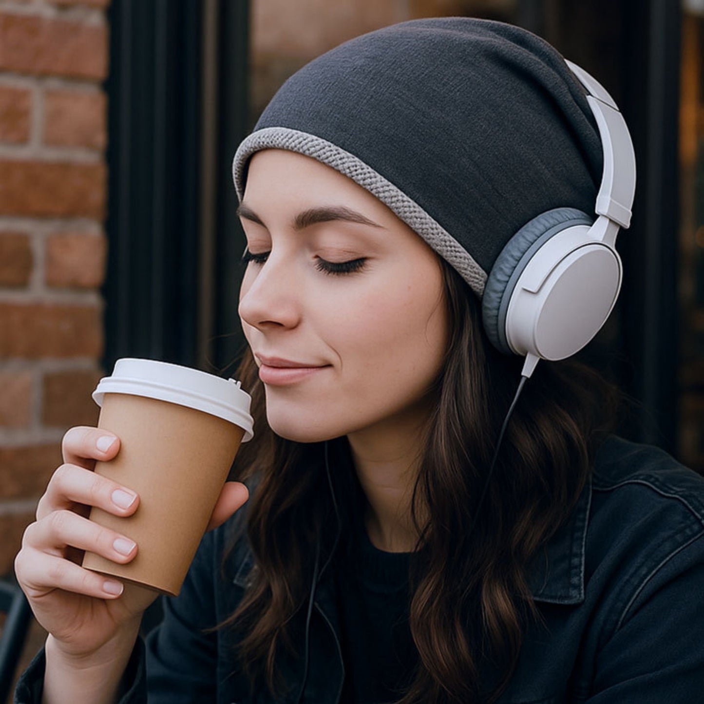 Anna-Kaci Women's Casual Slouch Beanie with Contrast Trim Edge