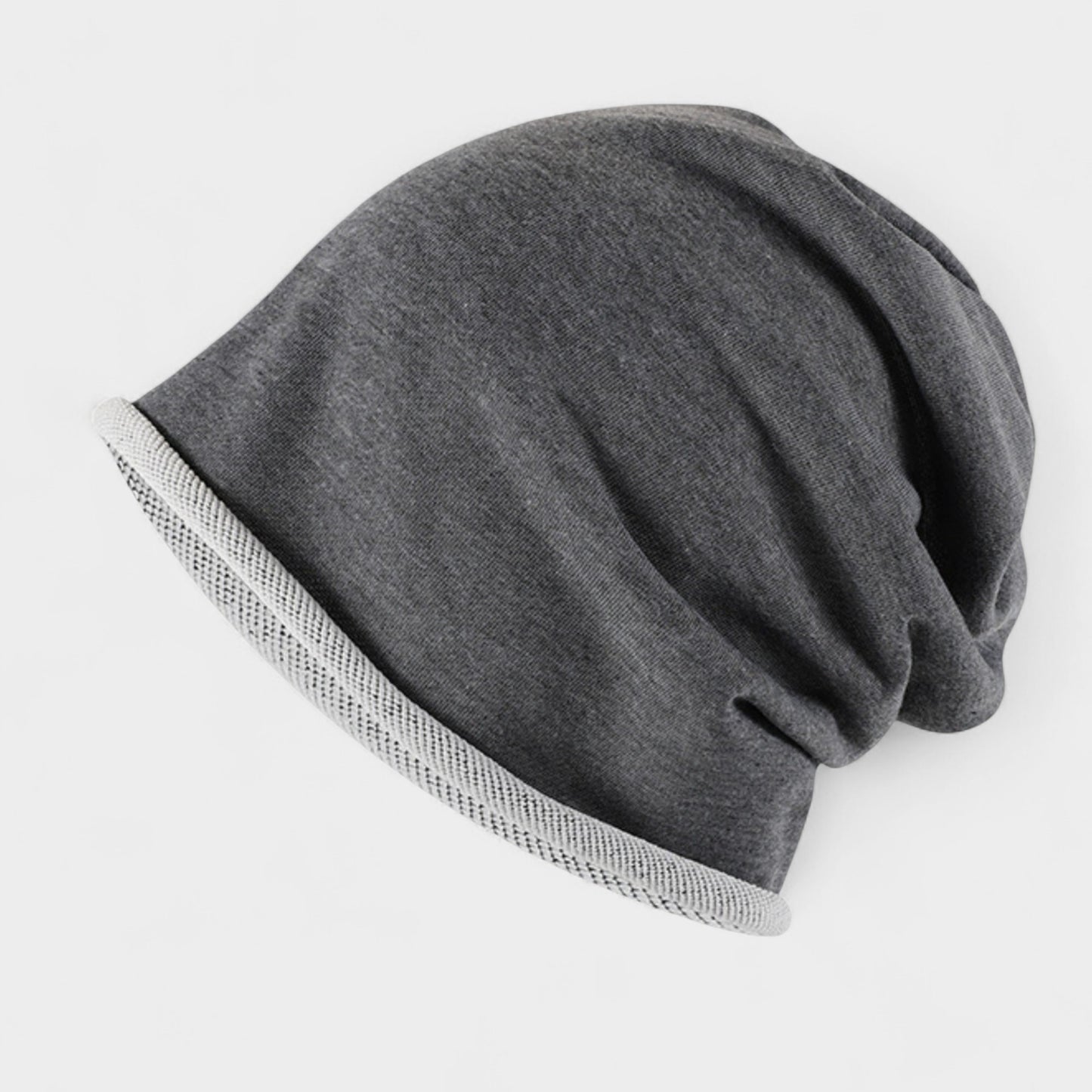 Anna-Kaci Women's Casual Slouch Beanie with Contrast Trim Edge