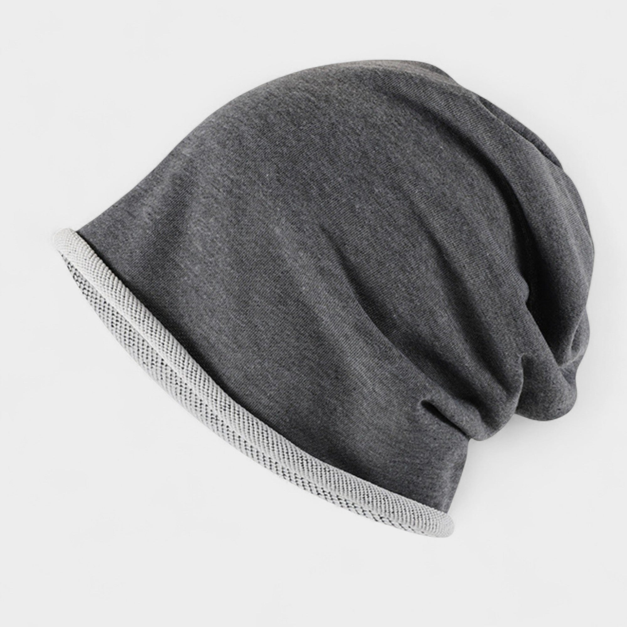 Anna-Kaci Women's Casual Slouch Beanie with Contrast Trim Edge