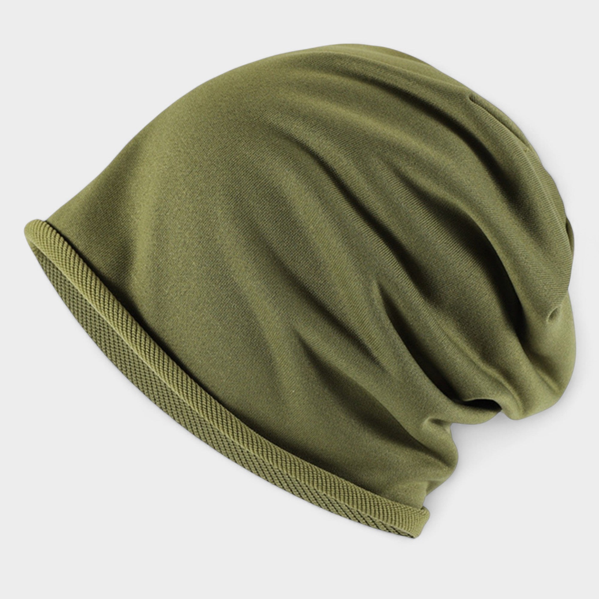 Anna-Kaci Women's Casual Slouch Beanie with Contrast Trim Edge