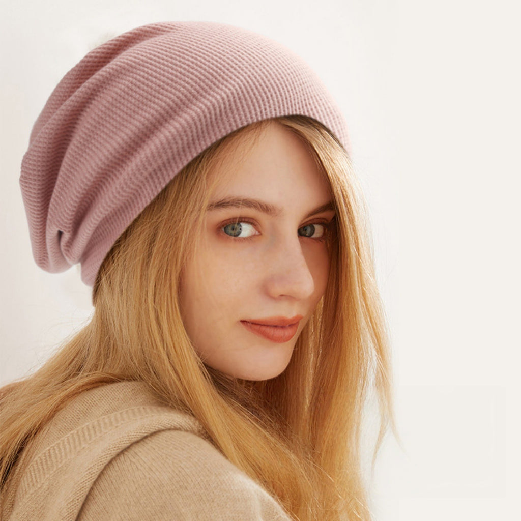 Anna-Kaci Women's Lightweight Knit Slouch Beanie with Soft Textured Design