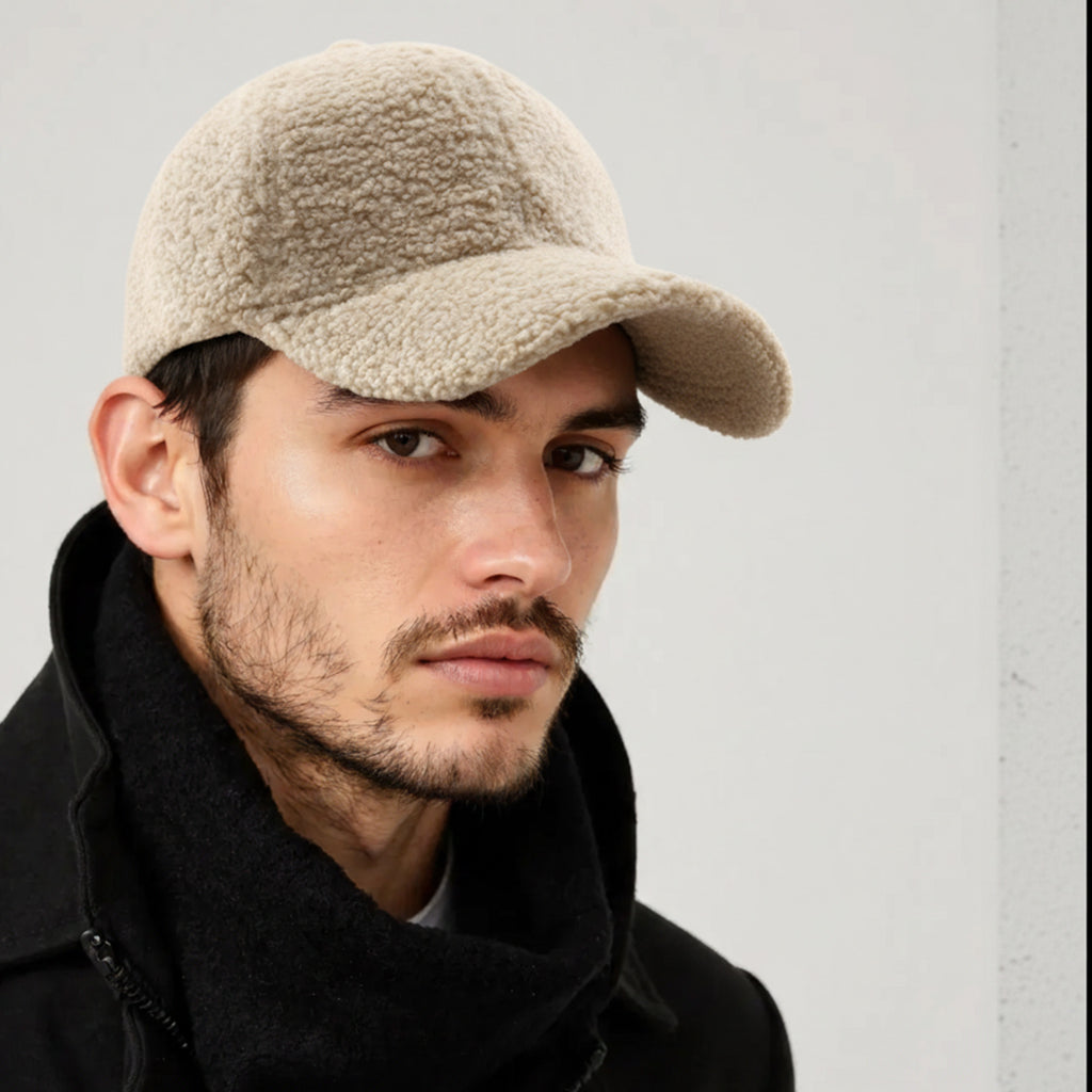 Anna-Kaci Cozy Plush Textured Baseball Cap with Soft Fleece Feel