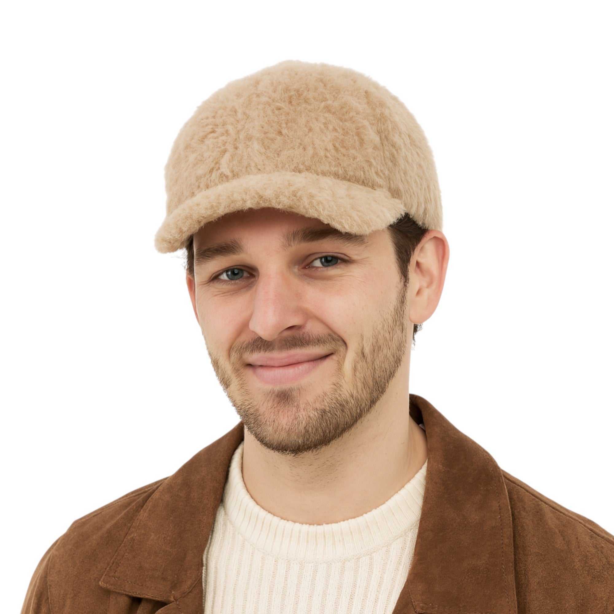 Anna-Kaci Plush Baseball Cap with Soft Textured Material and Comfortable Structured Fit