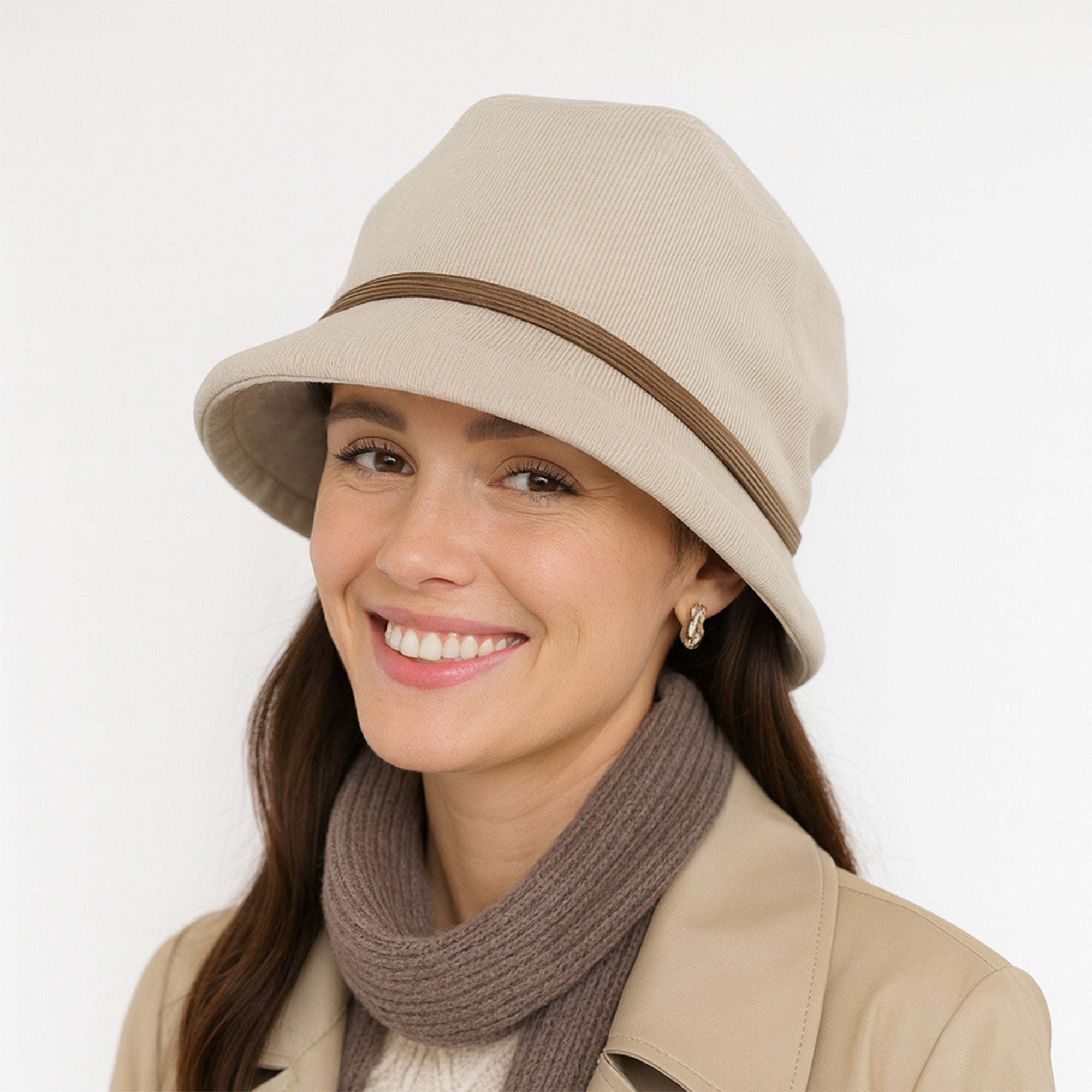 Anna-Kaci Women's Casual Bucket Hat with Soft Fabric and Slim Decorative Band
