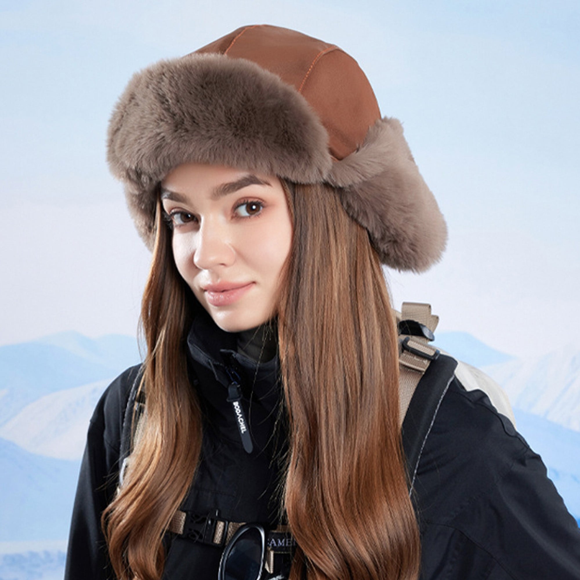 Anna-Kaci Insulated Winter Trapper Hat with Soft Lining and Adjustable Buckle Strap