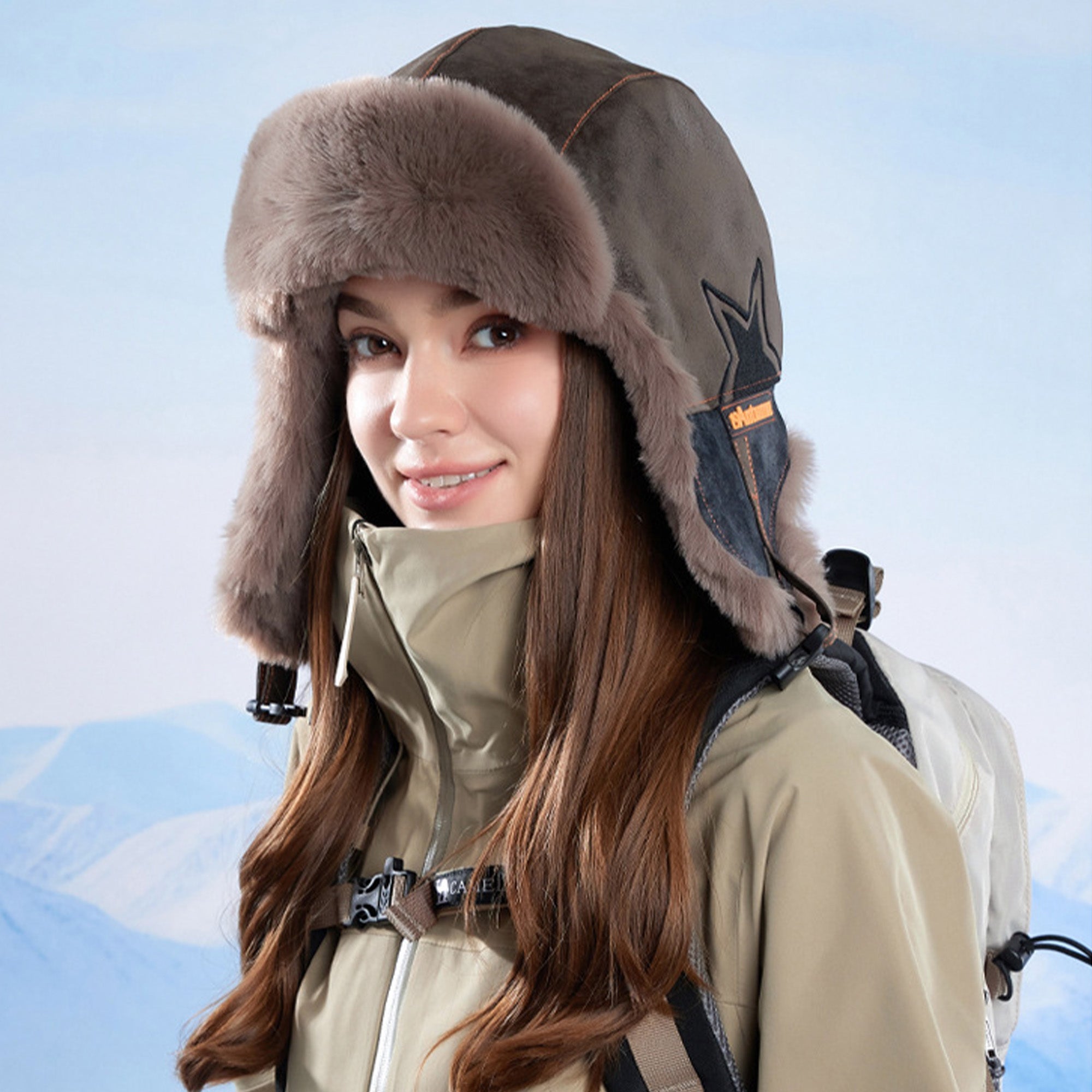 Anna-Kaci Insulated Winter Trapper Hat with Soft Lining and Adjustable Buckle Strap