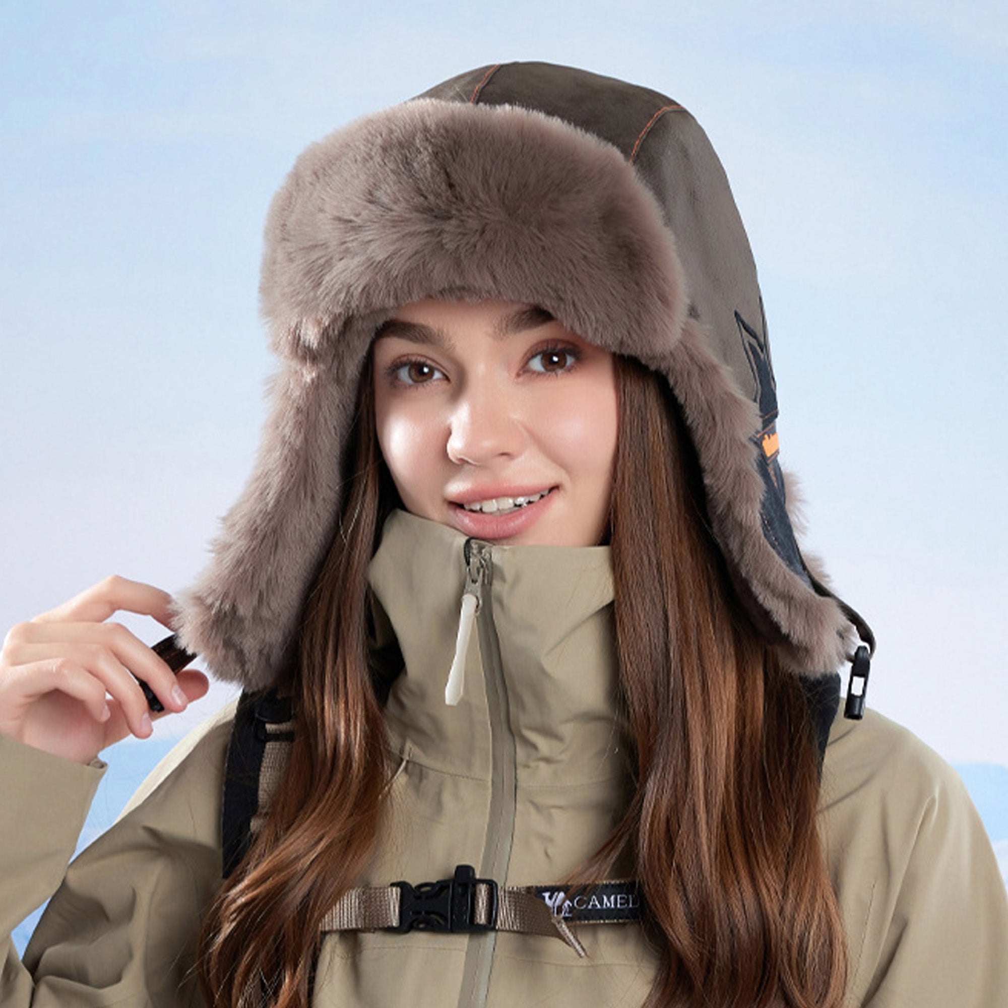 Anna-Kaci Insulated Winter Trapper Hat with Soft Lining and Adjustable Buckle Strap