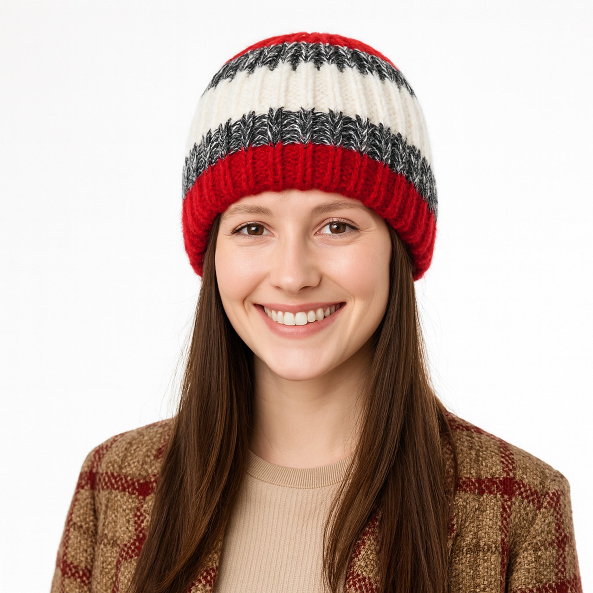 Anna-Kaci Women's Cozy Rib-Knit Winter Beanie with Soft Stretch Fabric