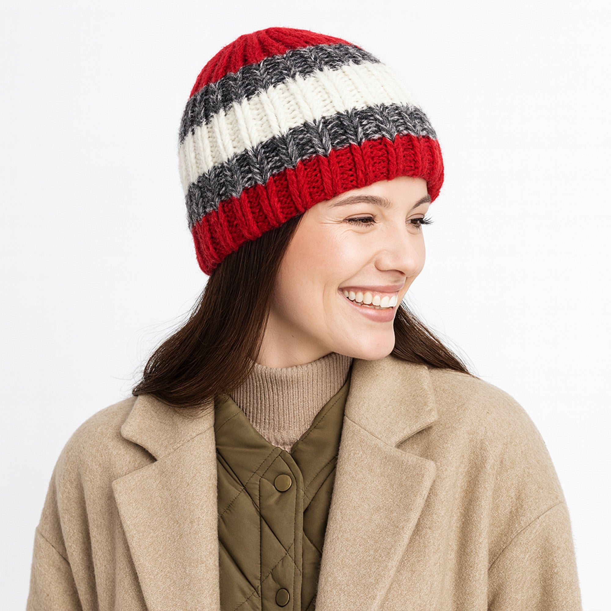 Anna-Kaci Women's Cozy Rib-Knit Winter Beanie with Soft Stretch Fabric