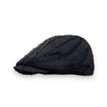 Anna-Kaci Retro Newsboy Cap with Textured Distressed Fabric and Adjustable Back Strap