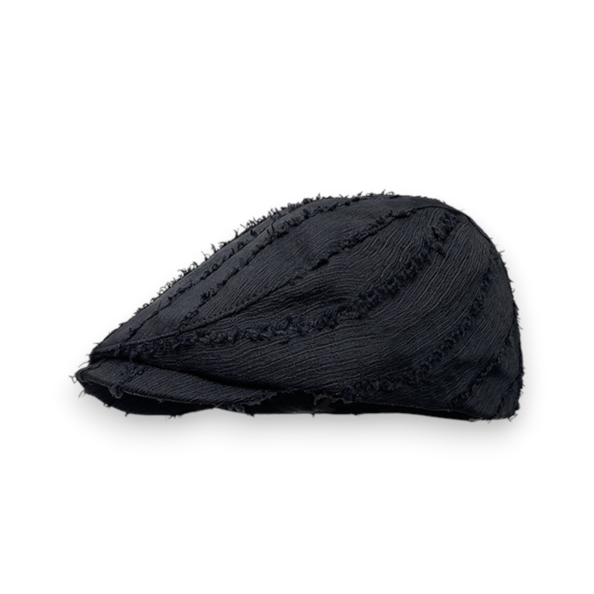 Anna-Kaci Retro Newsboy Cap with Textured Distressed Fabric and Adjustable Back Strap