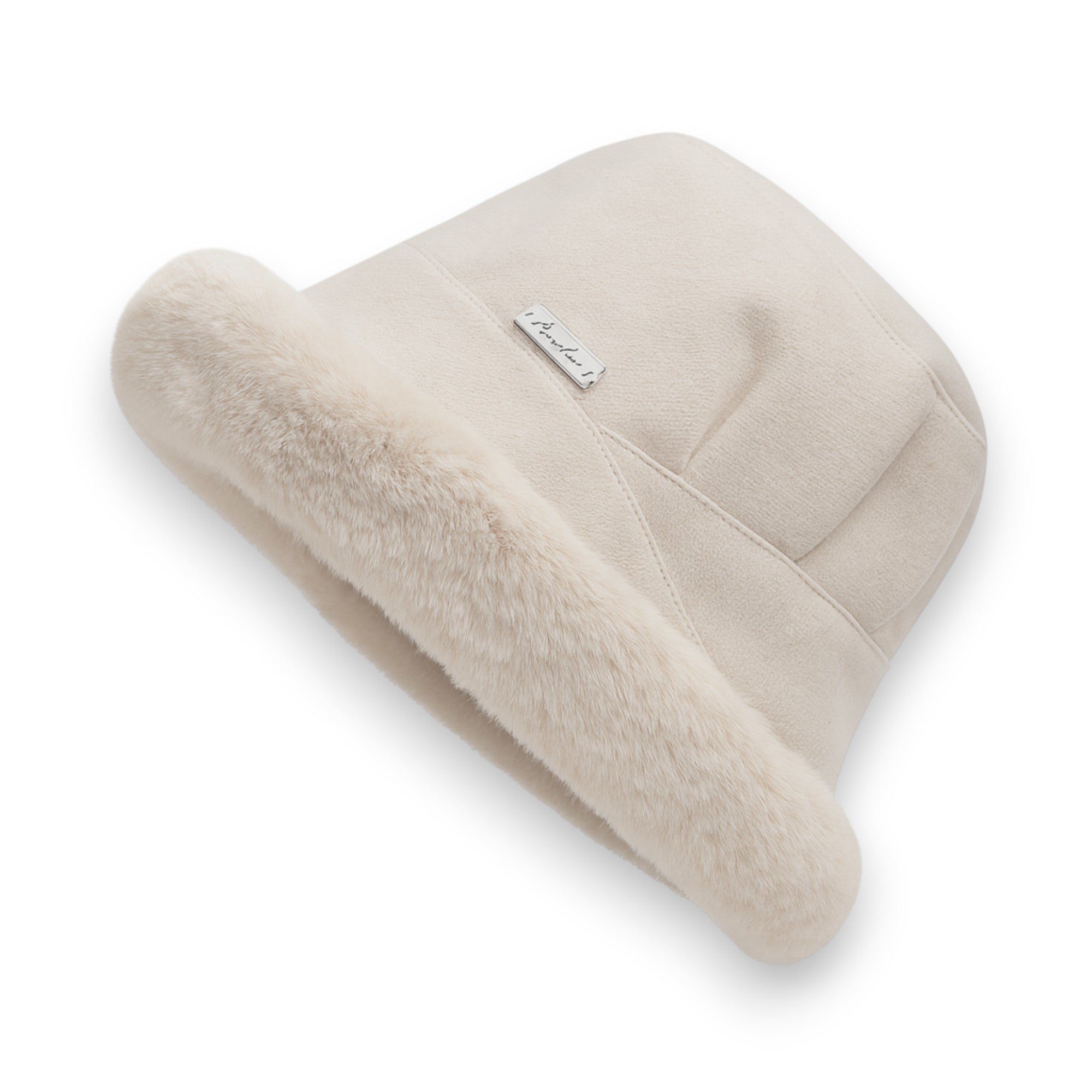 Anna-Kaci Women's Plush Trim Bucket Hat Soft Foldable Design