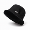 Anna-Kaci Women's Plush Trim Bucket Hat Soft Foldable Design