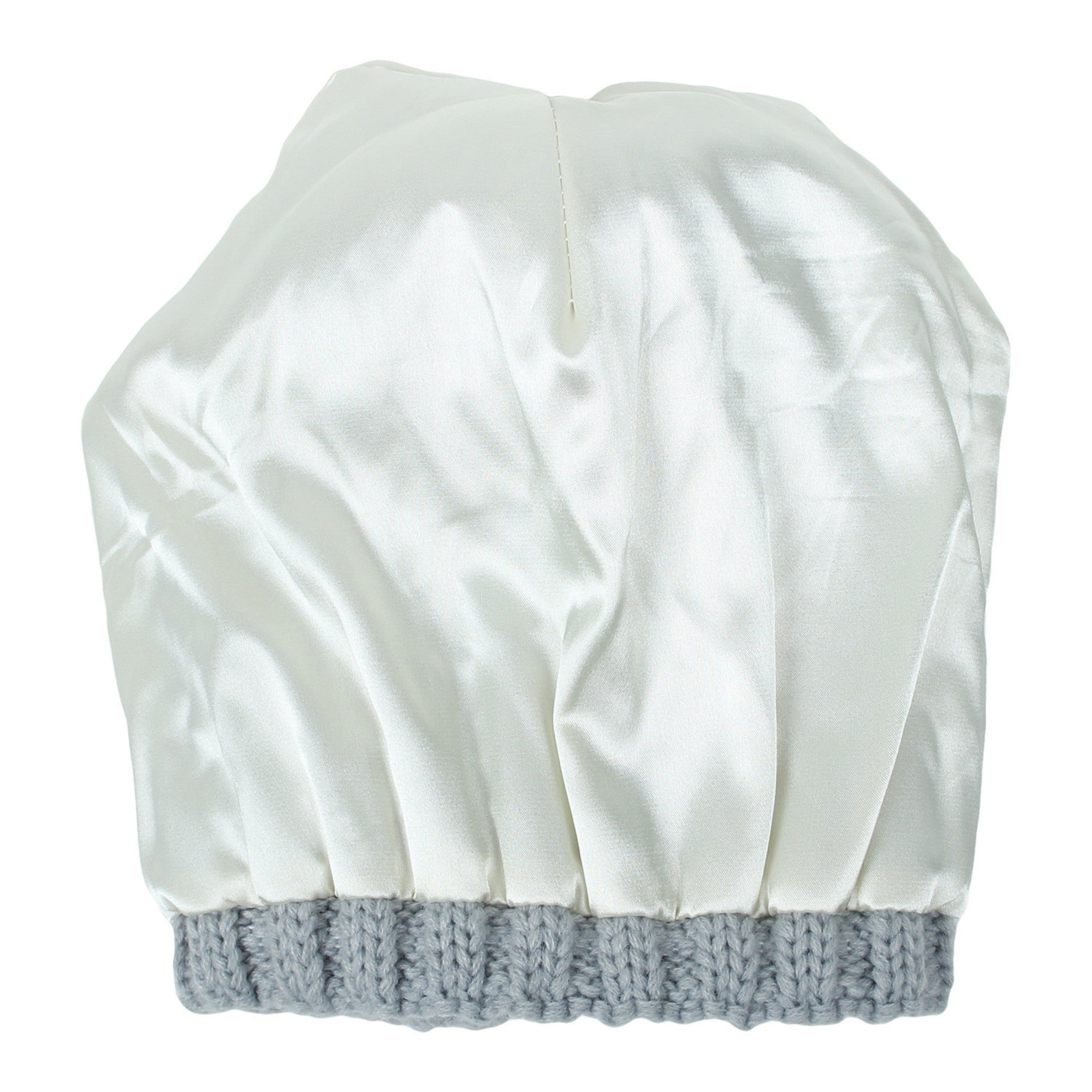 Anna-Kaci Women's Soft Knit Winter Beanie Hat with Satin-Lined Interior Ribbed Texture and Fluffy Pom Detail