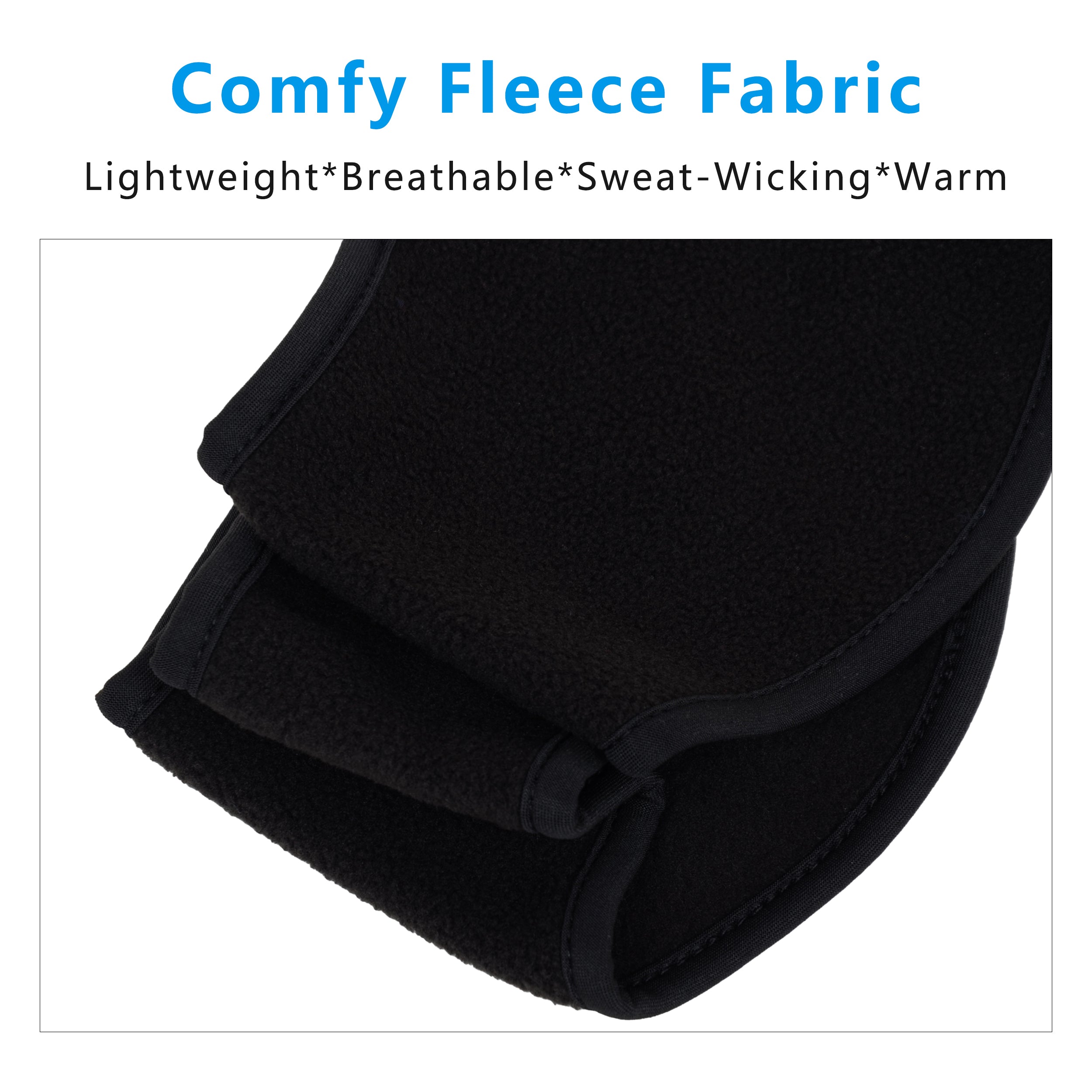 Anna-Kaci Winter Fleece Headband Moisture-Wicking for Running Sports Workouts Cold Weather Ear Warmer Unisex
