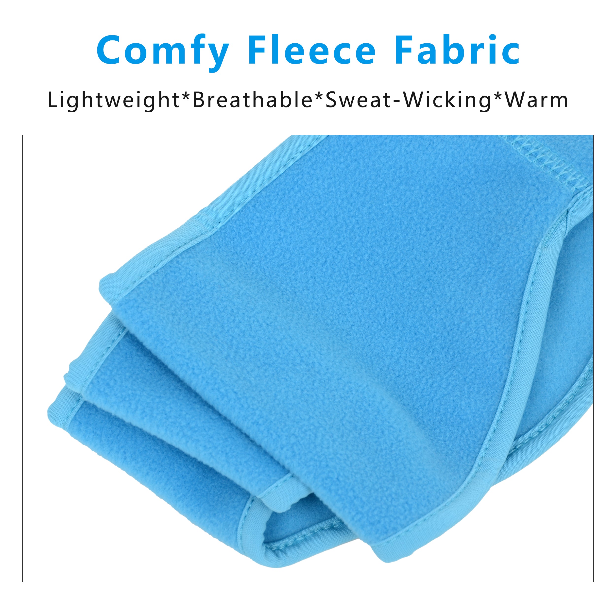 Anna-Kaci Winter Fleece Headband Moisture-Wicking for Running Sports Workouts Cold Weather Ear Warmer Unisex